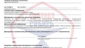 Что такое декларация соответствия ТС