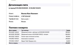 Как заказать детализацию звонков (биллинг) по номеру телефона МТС в Колеса даром